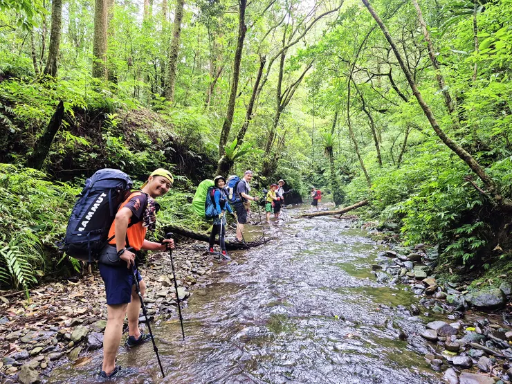 由水路起點出發，才走一小段就看到美到令人窒息的美景。