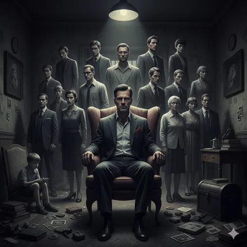 連環殺手「24個比利」威廉．密里根的示意圖