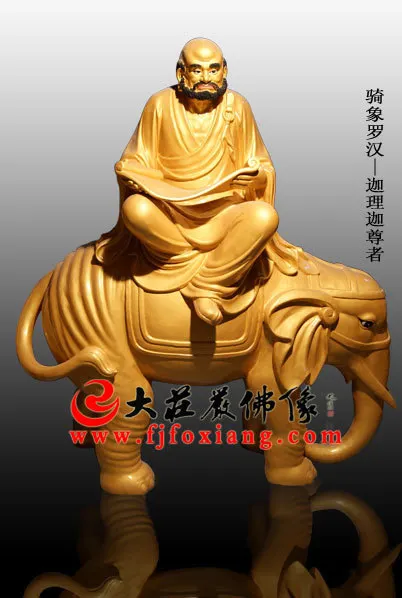 ‌迦理迦尊者‌彩繪佛像