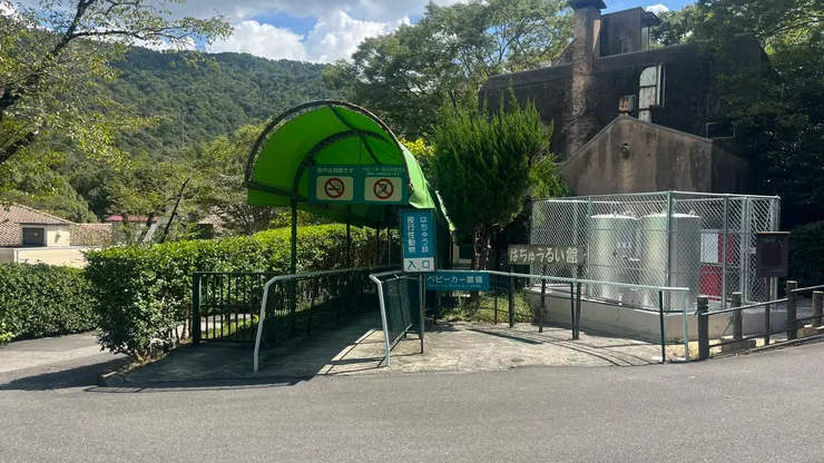 進入室內展區看夜行性動物。