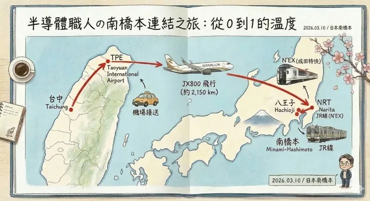 超過 2,000 公里的飛行與 100 公里的車程，縮短「最後一公尺」的心理距離！