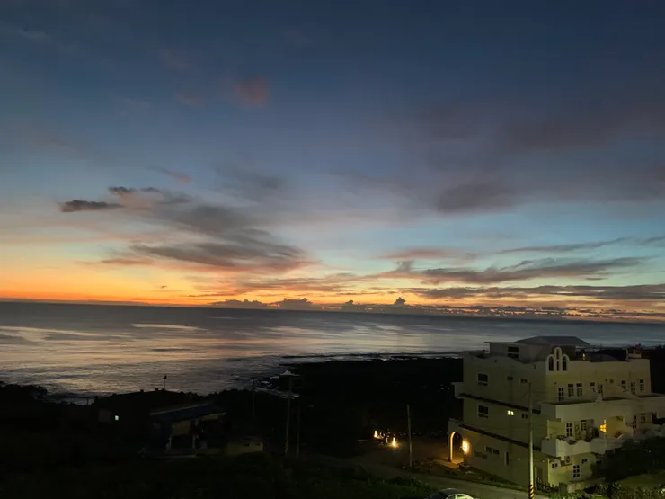 蘭嶼民宿隨拍視角,大家可以猜猜是什麼時間點拍攝的,文末會有解答