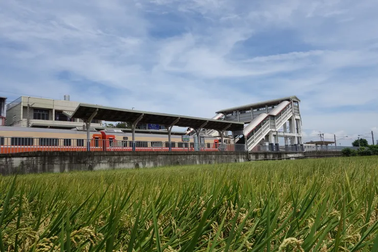 攝於2015的永靖車站