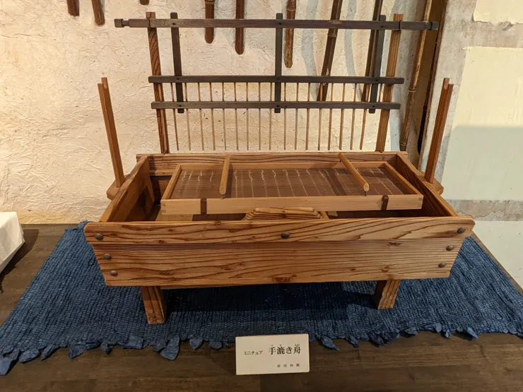 傳統手工漉紙用具