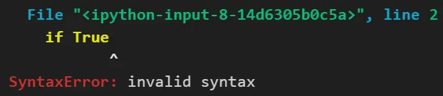 SyntaxError