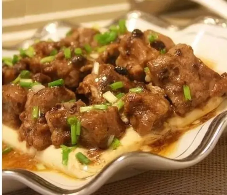 排骨蒸豆腐
