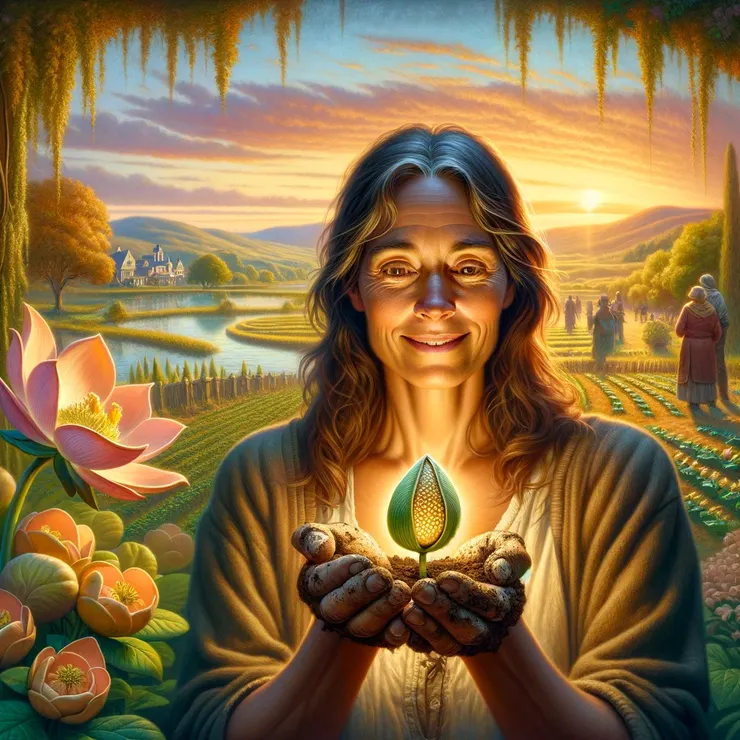 Jane worked as a gardener, tending to a vast array of flowers and plants