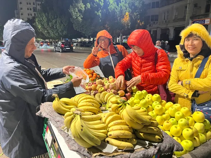 摩洛哥水果品質跟價錢比不上台灣。