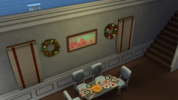 聖誕大花環也很奪目和可愛。