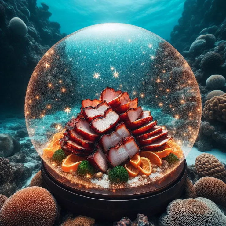 拯救妙妮的途中,八大使者們又吃了新鮮美味的鯊魚煙。