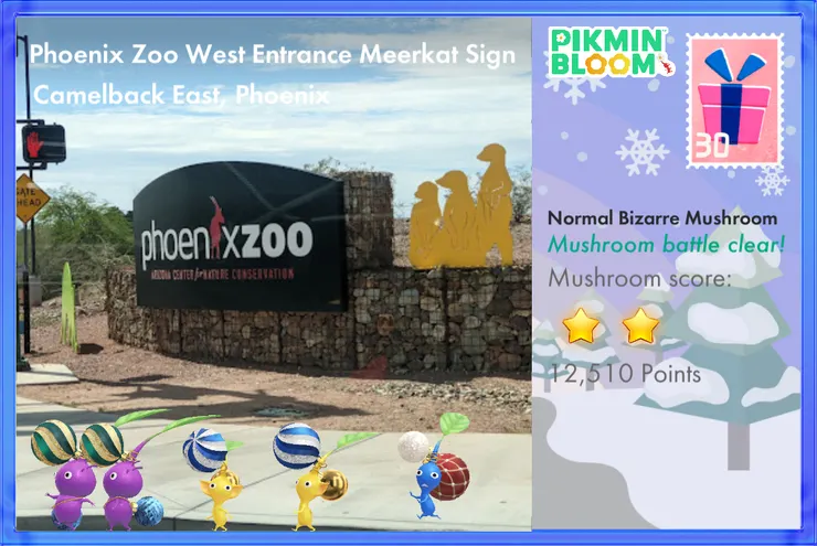 Phoenix Zoo West Entrance Meerkat Sign 