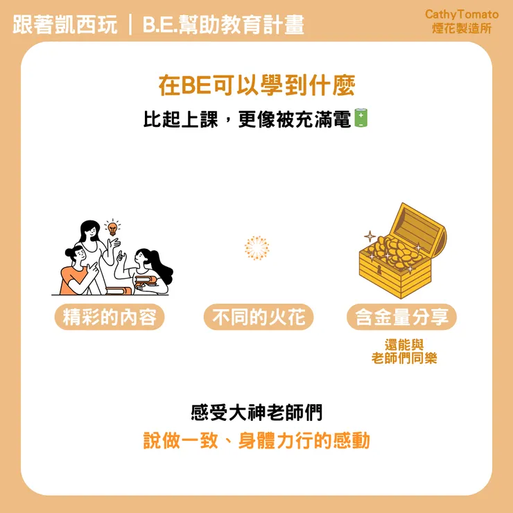 在BE可以學到什麼