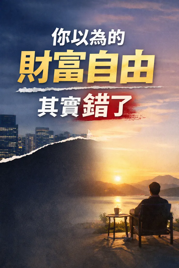 你以為的財富自由，其實錯了