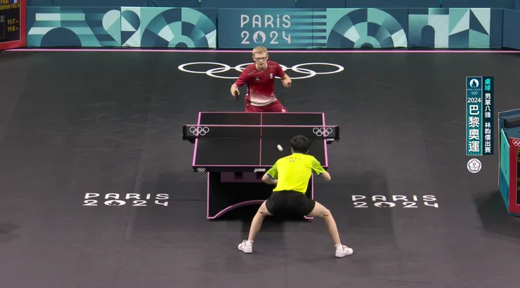 巴黎奧運-男單八強賽-林昀儒