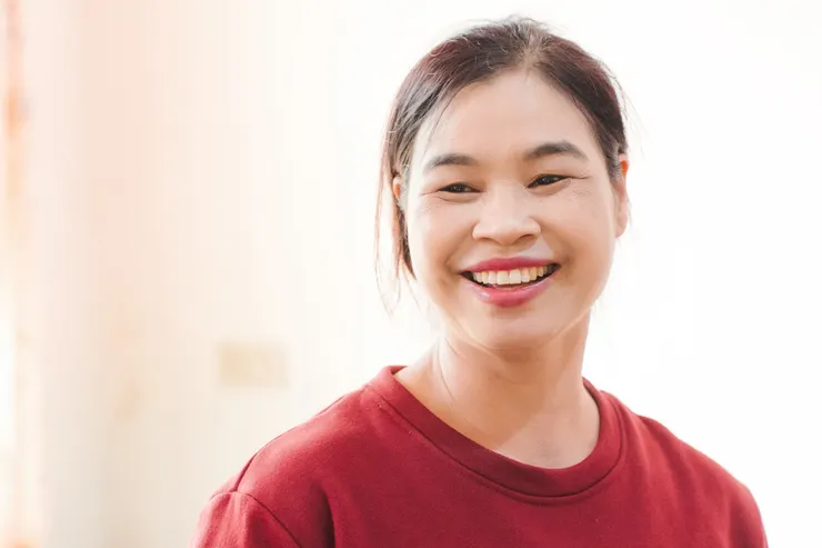 洪太太誇獎台灣的居家服務。