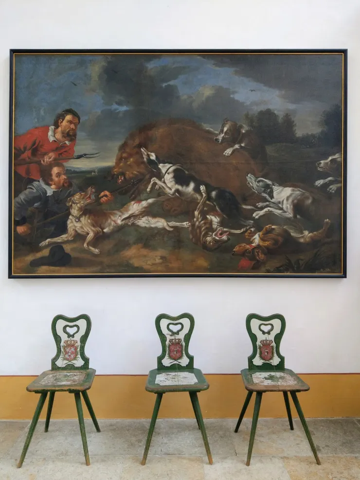 栩栩如生的狩獵繪畫