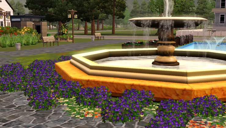 我很怕很突然、沒有交接的感覺，因為每一堆花都很用心擺放，這裏尤其花時間。