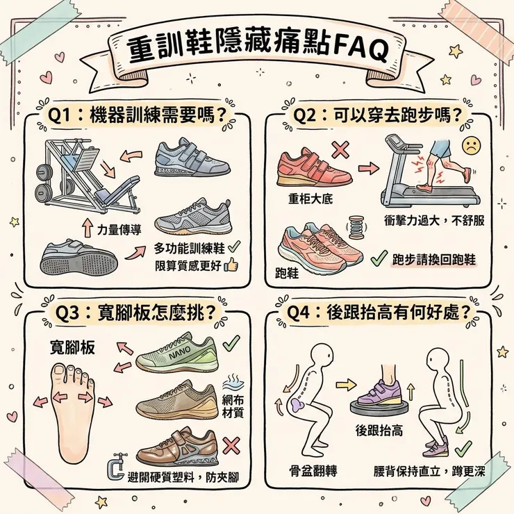 重訓鞋隱藏痛點