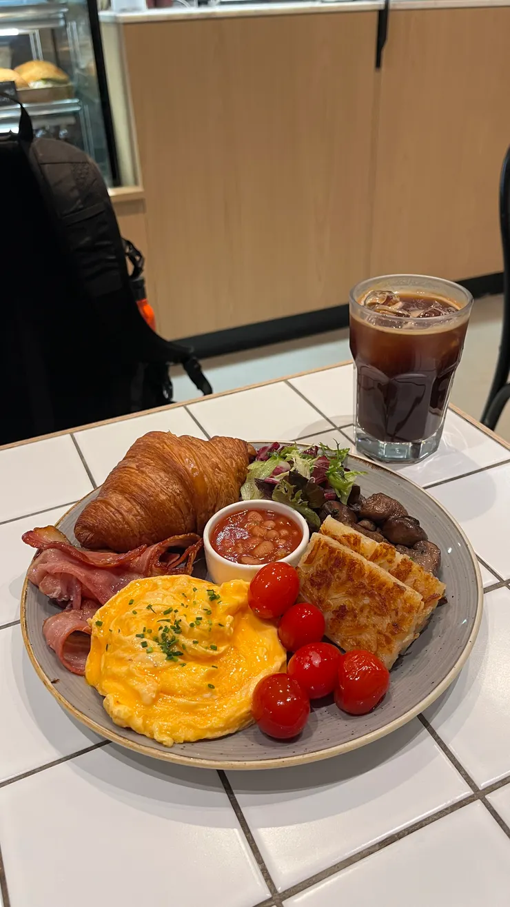 楓糖培根大早餐   370元