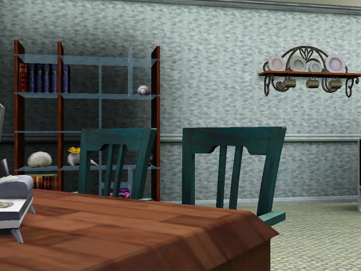 有時店長會坐在這裏向他匯報店的情況。不知壓力大不大？