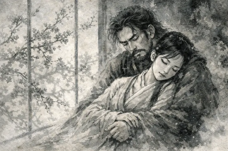 丁典凌霜华窗边相拥