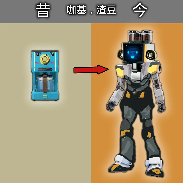 咖基渣豆的華麗轉身（誤）。