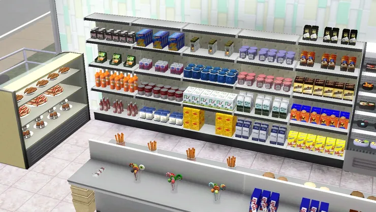 是不是很真實？說不定大家樓下那家便利店便是設計成這樣子。