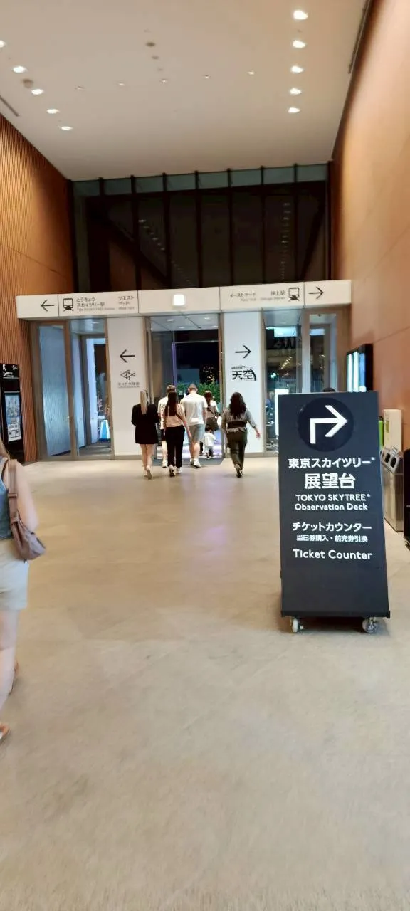 左邊水族館、右邊展望台