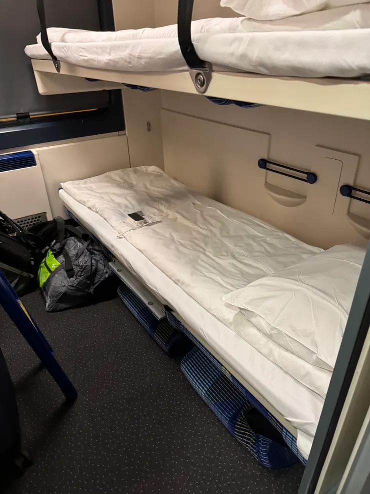 Budapest - Zurich (Sleeper Cabin 3人)