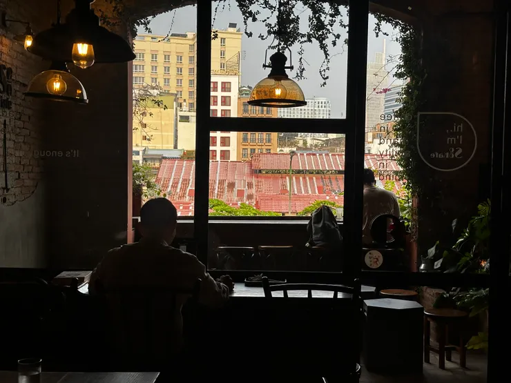 檳城市場附近的咖啡廳