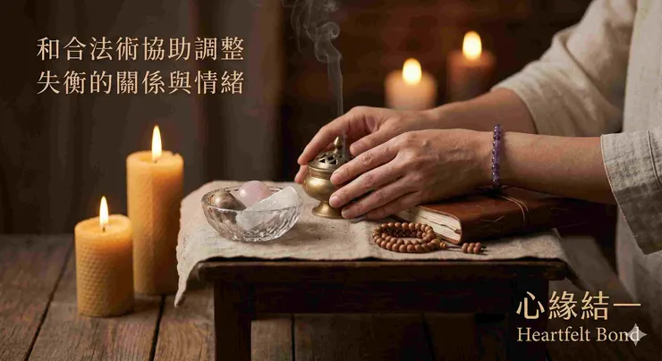 Spiritual ritual scene for relationship healing and emotional balance