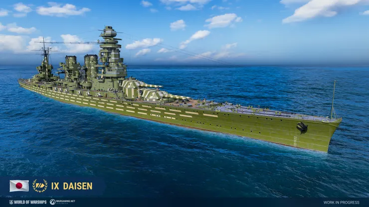 來自戰艦世界的大山號戰列艦