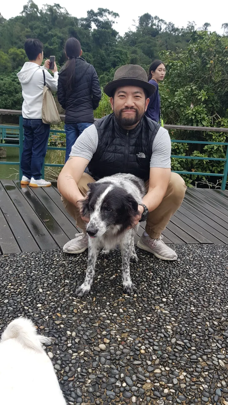 大吉生病後期，此時的牠已經不太想走，不太想動了。