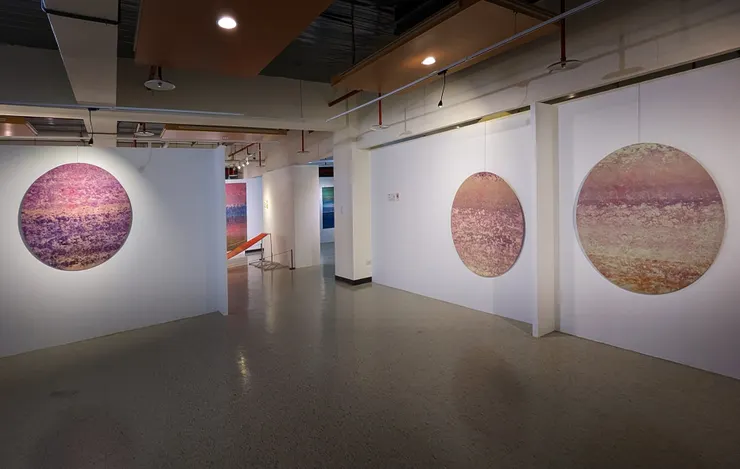 西元2024年3月，虹心球、空間與時間的對話。