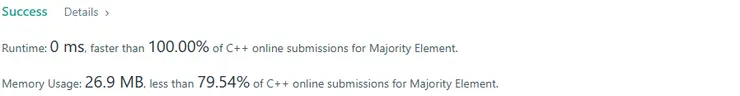 題目: https://leetcode.com/problems/majority-element/