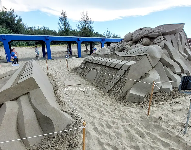 ▲2024苗栗通霄沙雕藝術節/圖片來源:Betty's Jump Diary