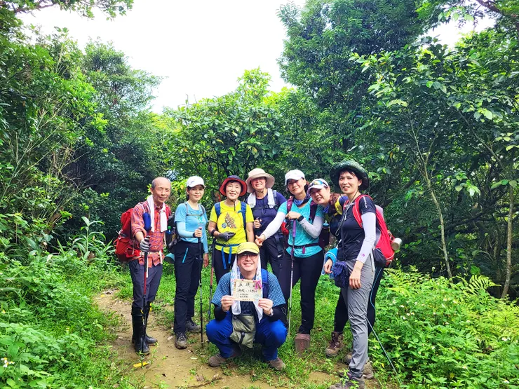 ▲五坑山（又稱深澳坑山），海拔高度153公尺。