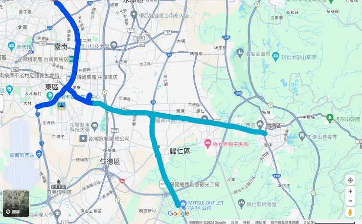 藍線第一期與延伸段