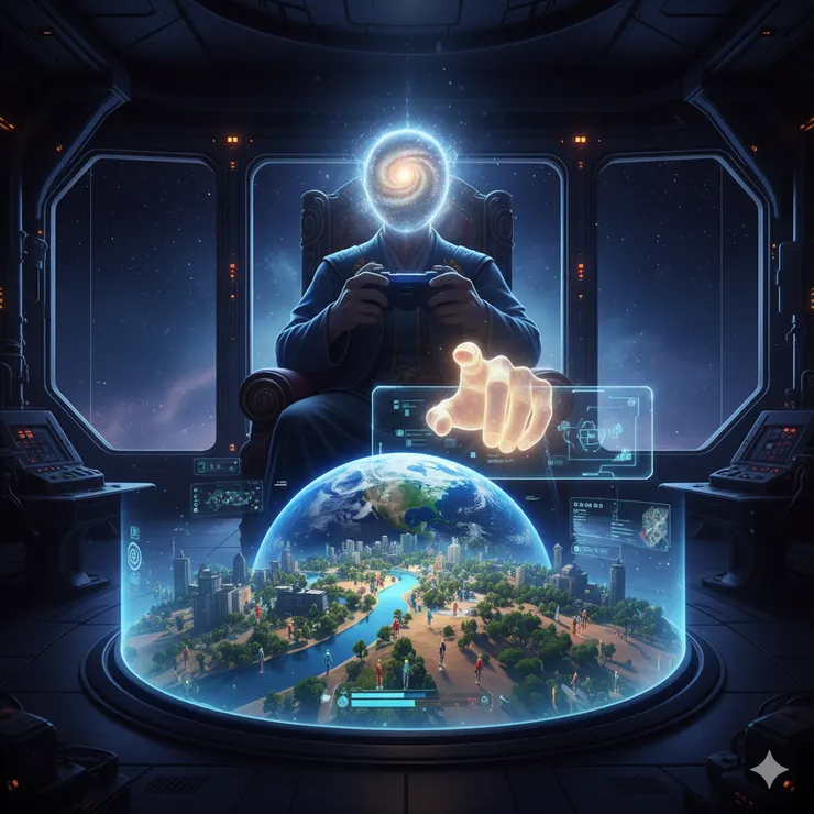 也許人類只是遊戲角色，那玩家是誰?