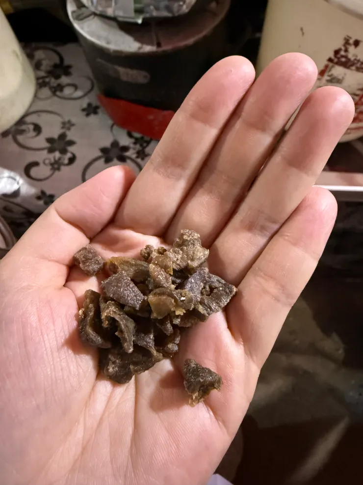 晚市的羊肉乾
