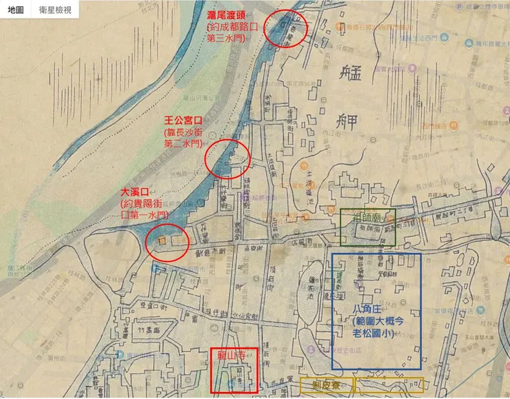 1897日據初期臺北市街圖