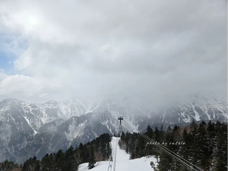 新穗高纜車終點－西穗高口站觀景台。