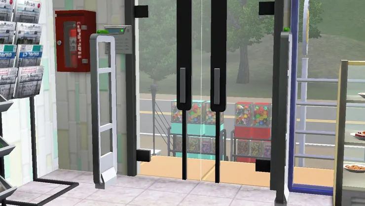 這店沒有自動門，要自己推門進來。