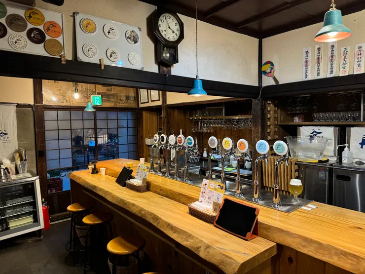 精釀啤酒的吧台