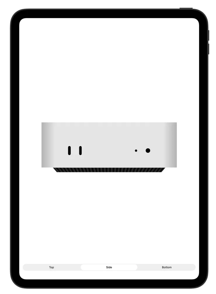 Mac mini M4 正面