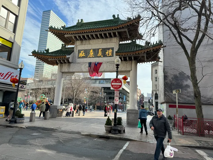 （波士頓中國城—明顯地標）