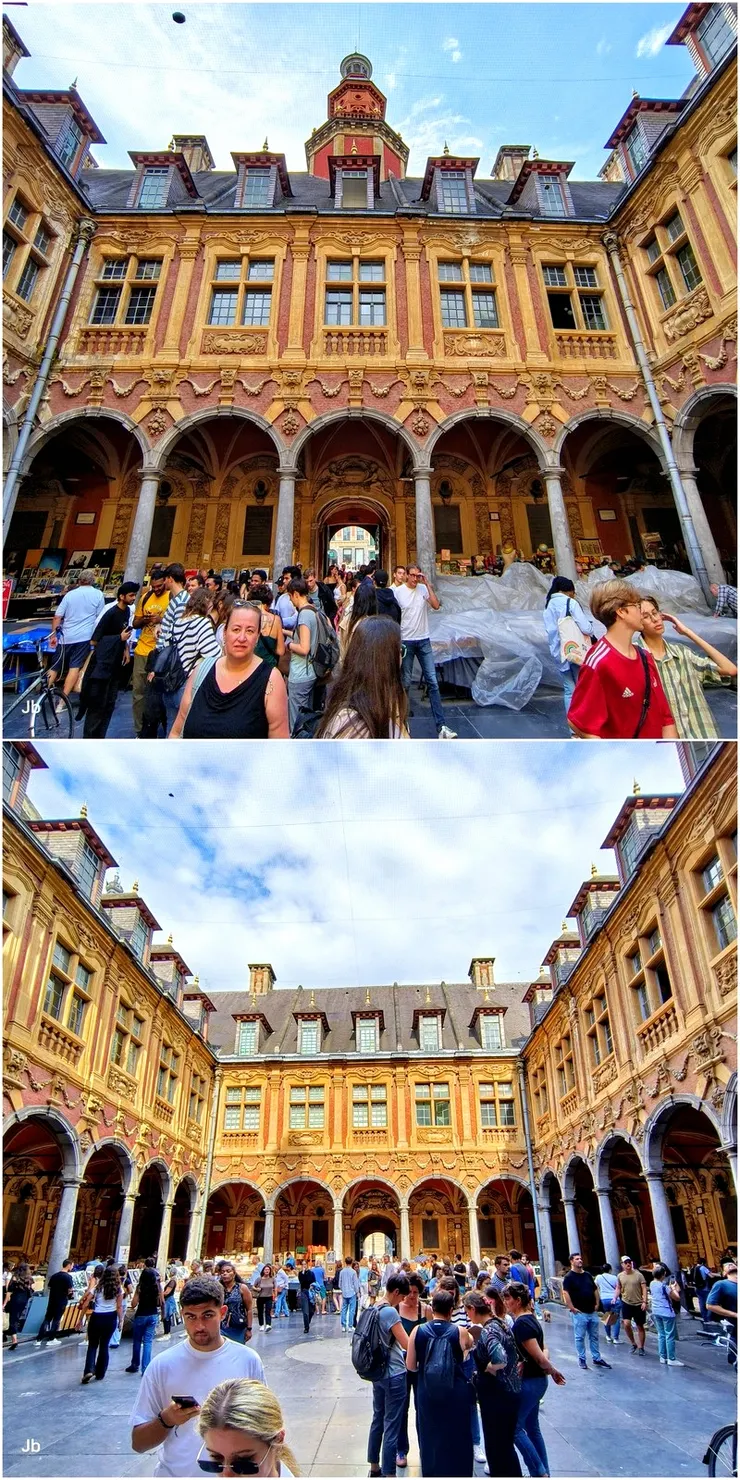 【大廣場旁舊證券交易所，裡面有市集。】