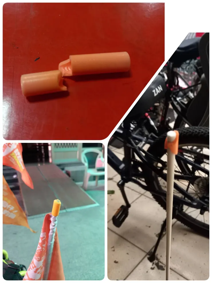 2022年 旗桿接頭斷裂的樣子