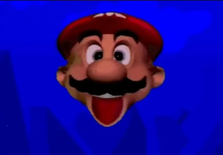 《Mario Teaches Typing 2》遊戲中的瑪利歐