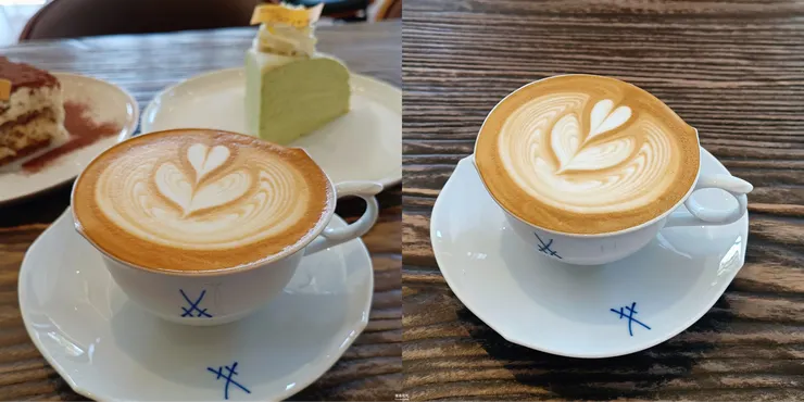 大直咖啡廳 波赫士領地精品咖啡館 拿鐵